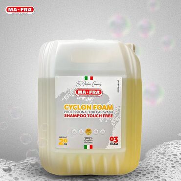 химия для мойки двигателя: Cyclon Foam - это бесконтактное моющее средство с высоким