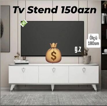 kontakt home tv stend: TV stend rəng seçimi var