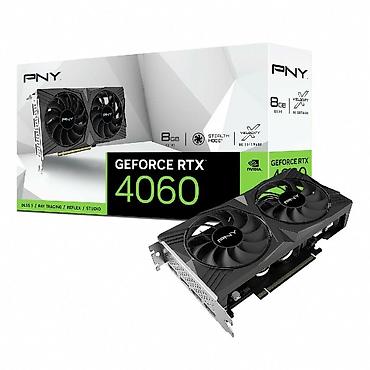 ПК жана ноутбуктар үчүн комплектөөчүлөр: Видеокарта PNY GeForce RTX 4060 8GB Б/У — 1