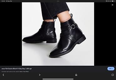Botinka və botilyonlar: Asos, Ölçü: 42, rəng - Qara, Yeni — 1
