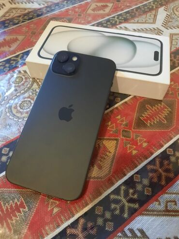 ipone 8 plus: IPhone 15 Pro, 128 GB, Qara, Zəmanət, Simsiz şarj, Face ID