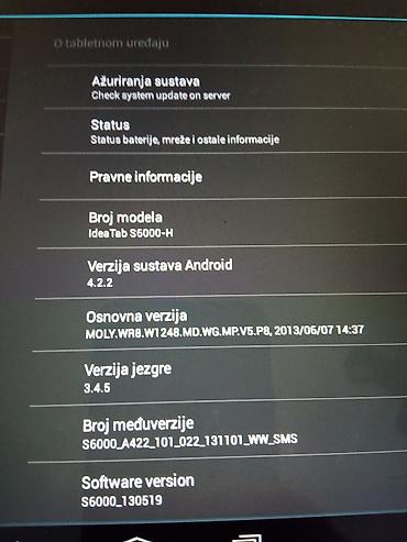 Lenovo: Lenovo tablet – crni - Ekran: oko 10 inča, širok format — 8