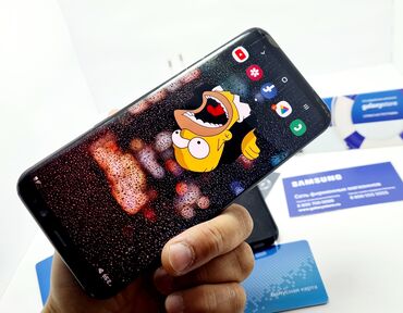 Samsung: Samsung Galaxy S8 Plus, Б/у, 128 ГБ, цвет - Черный, 2 SIM