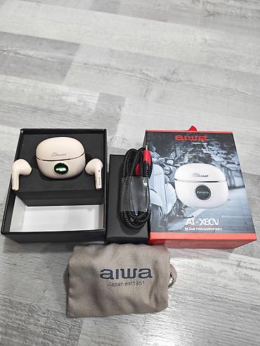 Yeni Simsiz (Bluetooth) Qulaqcıqlar, Aiwa, rəng - Bej