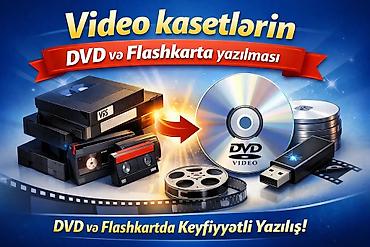 saxta baba sekilleri cekmek: Xidmət: Köhnə video kasetlərin rəqəmsallaşdırılması Təsvir: - VHS — 1