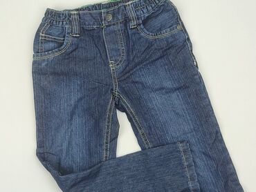 jeansy typu paperbag: Jeans, 5-6 years, 116, condition - Very good