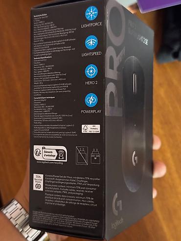 magic maus: Logitech G Pro X Superlight 2 simsiz gaming mouse. Qara rəngdədir və — 5
