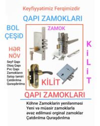 Qapı dəstəkləri: Qapı Zamokları – Bol çeşid, hər növ - Seyf qapı, otaq qapısı və PVC