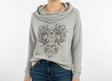 bluzy z fajnymi napisami: Women`s hoodie, size M (EU 38)