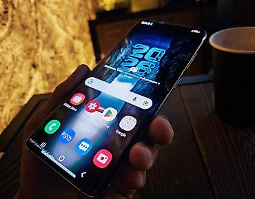 samsung c20: Samsung Galaxy S20, Б/у, 128 ГБ, цвет - Черный, 1 SIM, 2 SIM — 1