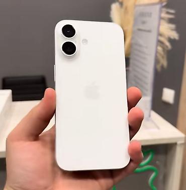 iphone 19 pro max qiymeti: IPhone 16, 128 GB, Ağ, Face ID — 1