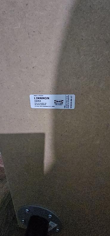 Компьютердик столдор: Продаётся стол IKEA LINNMON с регулируемыми по высоте ножками. В — 3