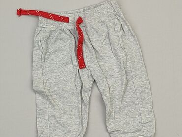 legginsy welurowe dziecięce: Sweatpants, 3-6 months, condition - Good