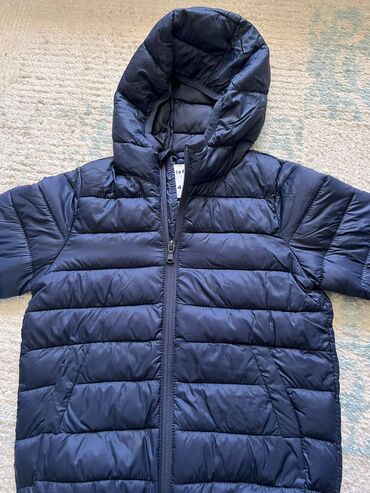 Koftalar, sviterlər: Uşaq geyim dəsti – Zara - Zolaqlı trikotaj sviter: tünd yaşıl və boz — 10