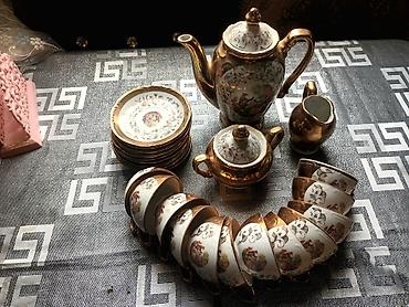 coffee lavazza: Qəhvə dəsti, rəng - Qızılı, Kobalt, 12 nəfərlik, Almaniya — 3