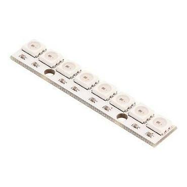 lent işıqlar: WS2812 8’li NeoPixel LED zolaq - Yalnız 1 mikrokontroller pini ilə — 1