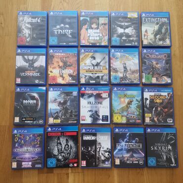 PS4 (Sony Playstation 4): PS4 igrice u odlicnom stanju! — 4