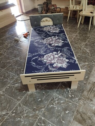 Мебель: Новый, Односпальная кровать, Без подьемного механизма, Без матраса, Без выдвижных ящиков, Азербайджан