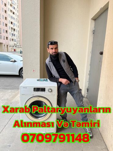 ikinci əl paltaryuyan maşınlar: Paltaryuyan maşın 10 kq-dan çox, İşlənmiş, Ünvandan götürmə, Ödənişli çatdırılma