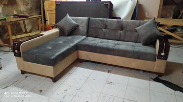 Диваны: Угловой диван, Новый, Раскладной, С подъемным механизмом, Ткань, Бесплатная доставка на адрес