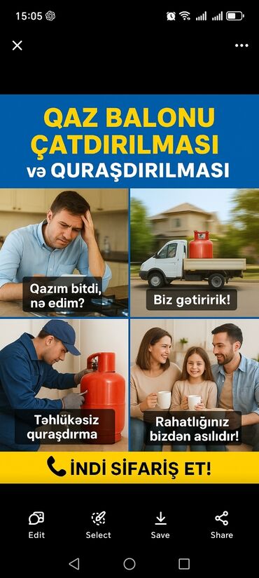 Evdə və ya müəssisədə qaz balonuna ehtiyacınız yarandıqda, qaz balonu