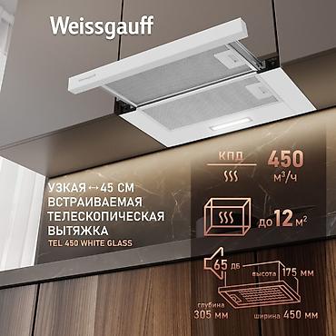 бумага а4 класс а: Weissgauff TEL 450 White Glass — узкая встраиваемая телескопическая — 1