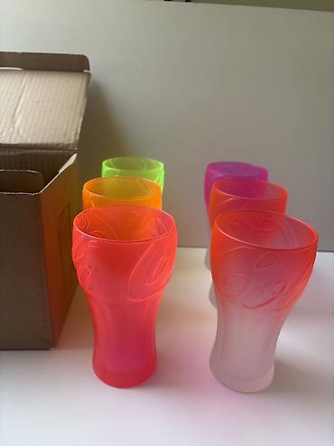 stəkanlar: Stəkanlar, rəng - Narıncı, Şüşə, 6 ədədli dəst, 500 ml — 1