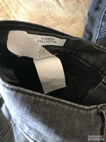 Farmerke: Original VERSACE farmerice 36 NOVE 100% cotton Polustruk 48cm — 14