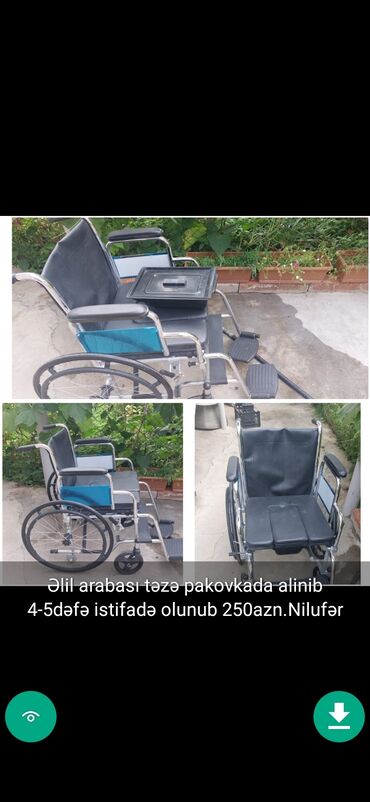 Əlil arabaları: Elil arabalari sekillerde qiymetleri qeyd olunub unvan Gence — 7