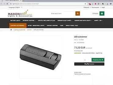 Ostali elektro materijali: LED inline dimer za lampe – EHMANN (model prema kutiji: LED — 3