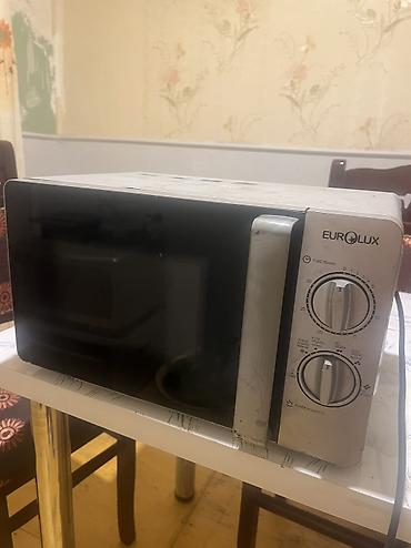 Mikrodalğalı sobalar: Mikrodalğalı soba Eurolux, Ayrıca dayanan, Mikrodalğalar ilə, rəng - Boz, İşlənmiş — 6