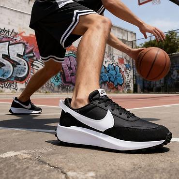 Кроссовки и спортивная обувь: Мужские кроссовки, 41, 42, 42.5, Nike, Новый, цвет - Черный, Самовывоз, Платная доставка — 2