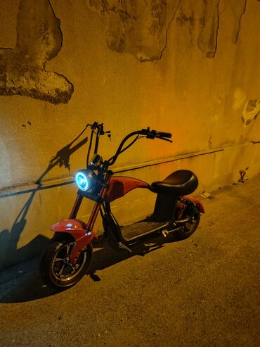 Motosikletlər: - Elektro, 50 sm3, 2022 il, 35 km