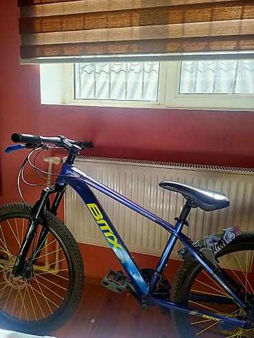 Velosipedlər: BMX GT dağ velosipedi - Rəng: bənövşəyi-metallic gövdə, sarı “BMX GT” — 1