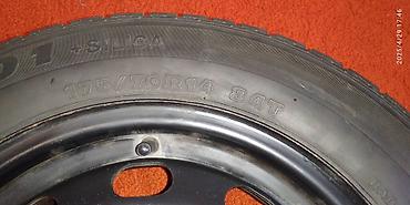 запаска кия: Колеса в сборе 175 / 70 / R 14, Лето, Б/у, 1 шт, Легковые, Железные, отверстий - 5 — 2