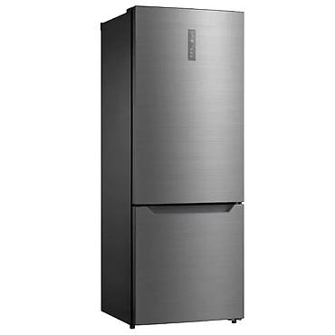 prosessor satilir: Midea MDRB593FGE02 Soyuducu – 435 L, Bottom Freezer, Inox Ailələr — 1