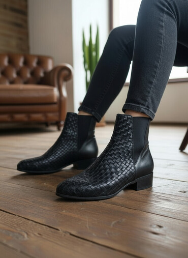 Botinka və botilyonlar: Ölçü: 39, rəng - Qara, Yeni — 1