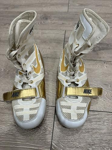 обувь on: Высокие боксерские кроссовки Nike - Модель: профессиональные ринговые — 2
