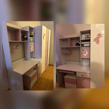 qiz usagi ucun ad gunu tortu: Yazi masasi ve dolab birge 35 azn 🏡 Mehdiabad gencler seherciyi