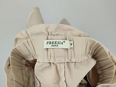 high waist: Freesia, Spodnie materiałowe damskie, rozmiar M — 4