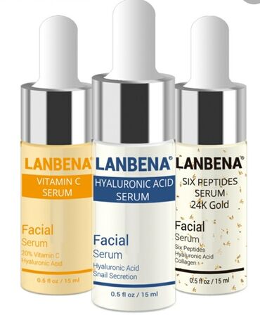 Косметика: Сыворотки LANBENA. - с гиалуроновой кислотой - с витамином С. - от — 3