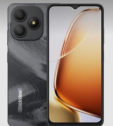 apple ipad mini 8: Blackview smartfon - Korpus: arxa tərəfdə fırça naxışlı qara dizayn — 2