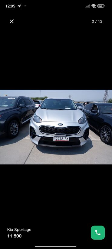мотоциклы мопеды: Kia Sportage: 2019 г., 2.4 л, Автомат, Бензин, Жол тандабас