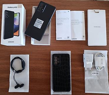 i7 processor: Samsung Galaxy A52, rəng - Qara, Sənədlərlə — 1
