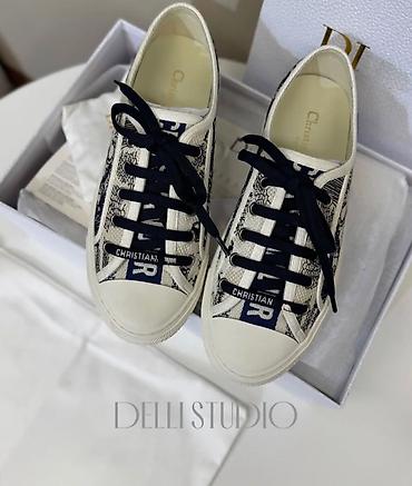 кеды dior: Кроссовки, 38, Dior, Новый, цвет - Белый, Самовывоз, Платная доставка — 2
