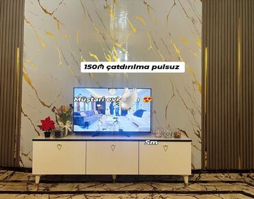 стеклянная тумба под телевизор: TV altlığı yeni