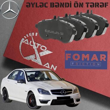 tormoz nakladkalar: Ön, Mercedes-Benz W204, 2014 il, Analoq, Yeni