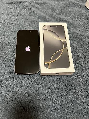 apple m4 pro: IPhone 16 Pro, Б/у, 256 ГБ, Natural Titanium, Коробка — 10