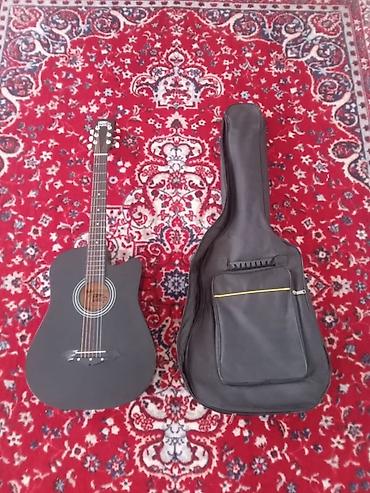 gitar satisi: Akustik gitara + çanta dəsti - Korpus: kəsik (cutaway) dizaynlı, mat — 1