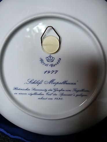 Figure: Nov tanjit za na zid 1977g.Royal Bavaria. Nov porcelanski tanjir za — 11